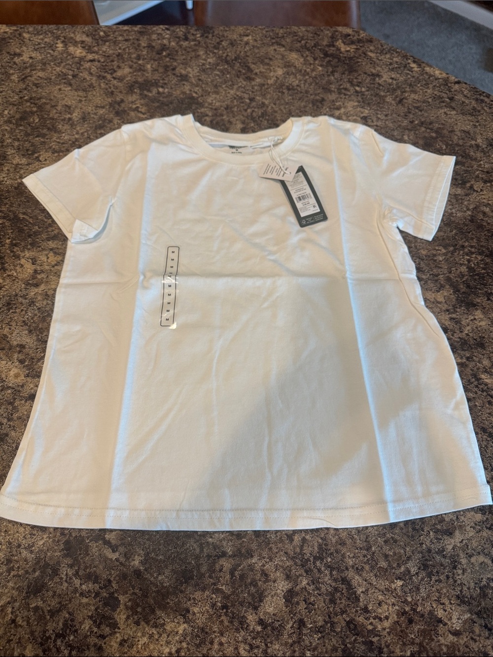 Alpine Design White Short Sleeve Crewneck Tee with UPF 30